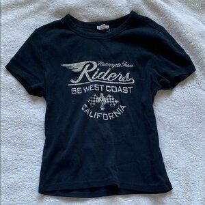 Garage Black Riders Graphic Short Sleeve Tee